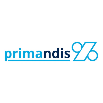 primandis-logo-square Das Bild zeigt das Wort primandis in blauer und schwarzer Kleinschrift, mit einer blauen Unterstreichung und einem stilisierten Prozentzeichen (%) auf der rechten Seite. Das Design steht auf einem weißen Hintergrund.